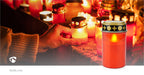 Nedis LED Grave Light - Counter Display, Number of lamps in packaging: 12 pcs, Realistic Flickering Effect, Realistic Flickering Effect - Timer function: 6 Hours On/18 Hours Off