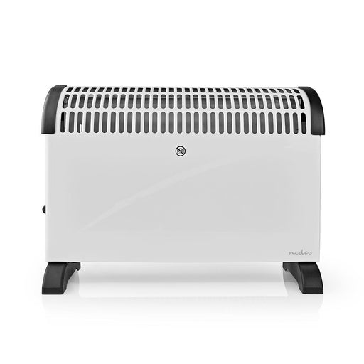 Nedis Convection Heater - 2000 W, 3 Heat Settings, Adjustable thermostat, Integrated handle(s) - White