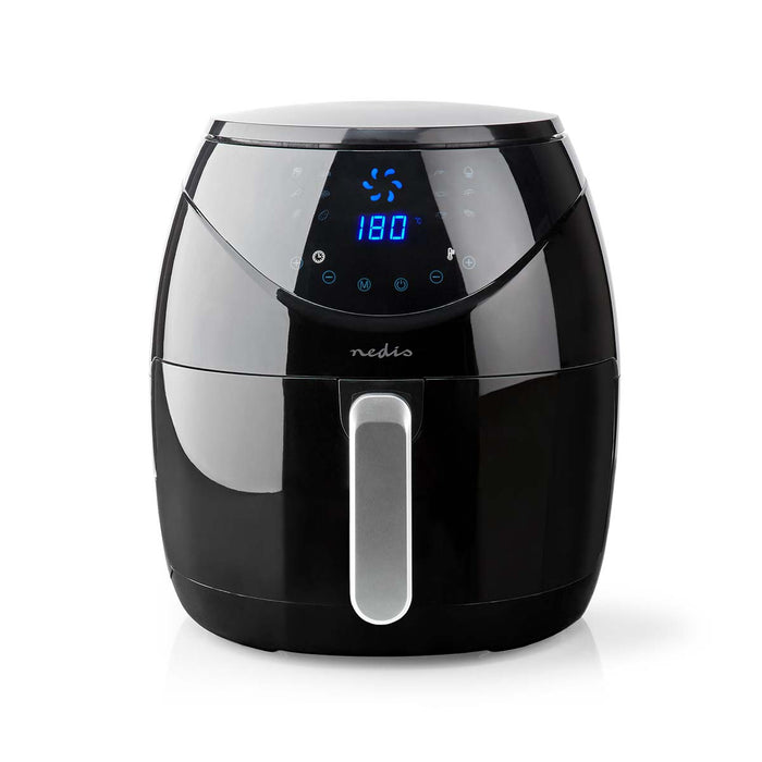 Nedis Hot Air Fryer - 4.6 l, Timer: 60 min, Digital, Digital - Black