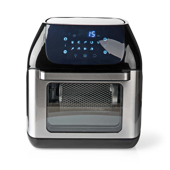 Nedis Hot Air Fryer - 12 l, Timer: 60 min, Digital, Digital - Black