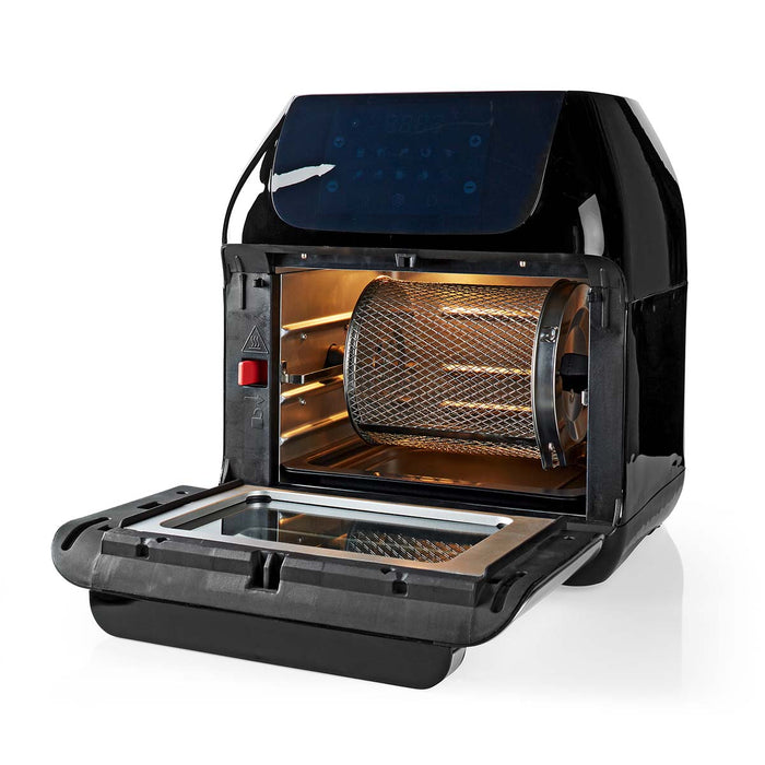 Nedis Hot Air Fryer - 12 l, Timer: 60 min, Digital, Digital - Black