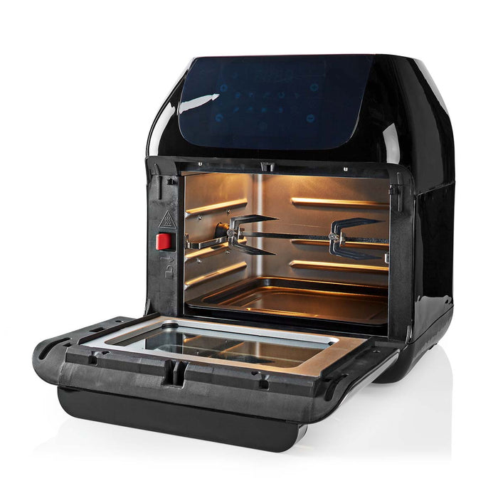 Nedis Hot Air Fryer - 12 l, Timer: 60 min, Digital, Digital - Black