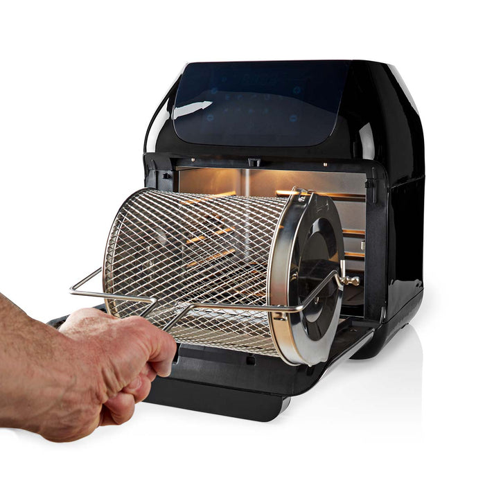 Nedis Hot Air Fryer - 12 l, Timer: 60 min, Digital, Digital - Black