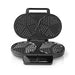 Nedis Waffle Maker - 2x 14 cm - 1200 W - Black, 