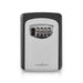 Nedis Vault - Key Safe, Combination Dial Lock, Indoor and Outdoor, 2 Keys Included - Black / Grey