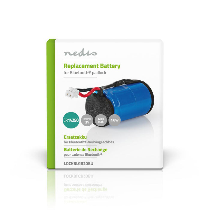 Nedis Replacement Battery - 600 mAh - Gift Box with Euro Lock, 