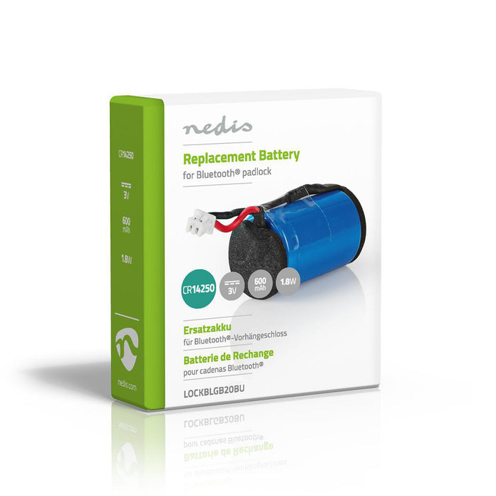 Nedis Replacement Battery - 600 mAh - Gift Box with Euro Lock, 