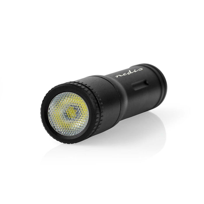Nedis LED Torch - Battery Powered, 1.5 V DC, 3 W, Light range: 35 m - Beam angle: 10 °