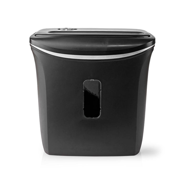 Nedis Paper Shredder - 6x A4 pages, 12 l, Safety standard: DIN 4, 300 W - Black