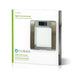 Nedis Personal Scale - Digital, Silver, Tempered Glass, Maximum weighing capacity: 180 kg - Body analysis