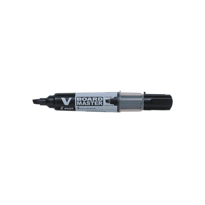 Pilot Begreen Recycled V Board Master Whiteboard Marker Bullet 6.0 mm Tip - Black, Box of 10