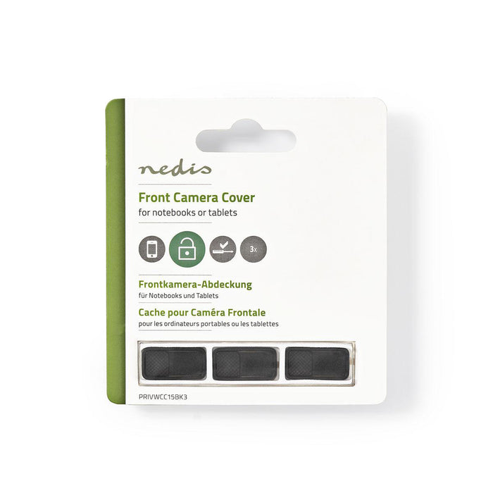 Nedis Camera Cover - Used for: Notebook, Plastic, Adhesive at backside, Adhesive at backside - 1 pcs
