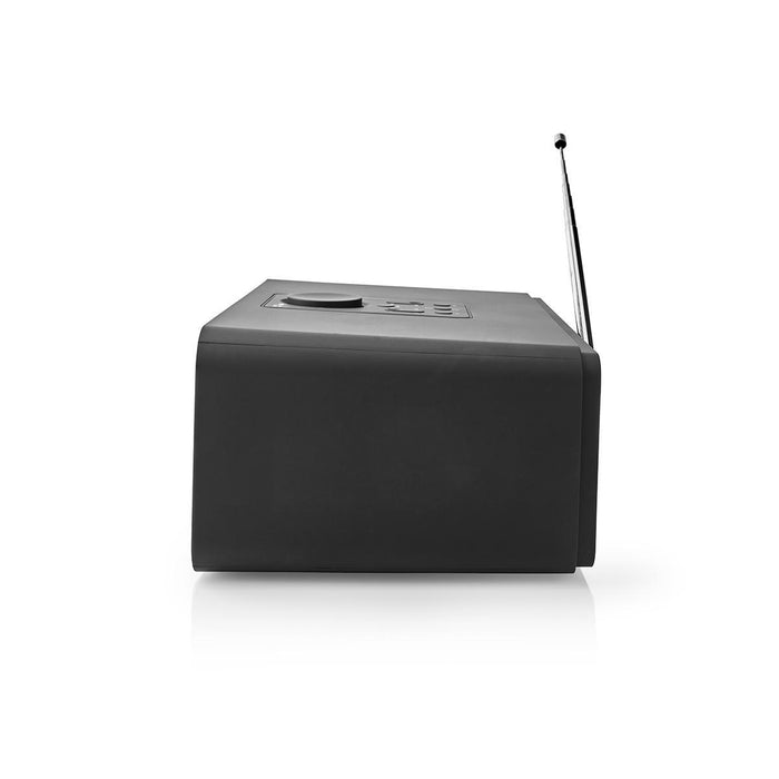 Nedis Internet Radio - Table Design, Bluetooth® / Wi-Fi, FM / Internet, Sleep timer - Black