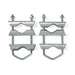 Nedis Satellite Mast Clamp - Diameter range: 40 - 60 mm - Steel - Silver, 