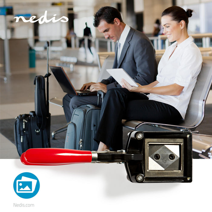 Nedis Passport Photo Cutters - 35 x 45 mm - Metal - Black / Red, 