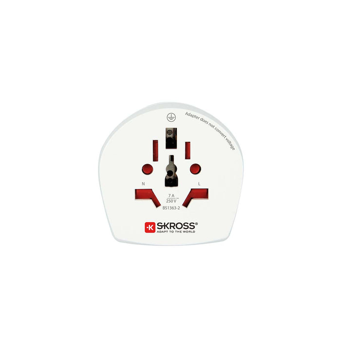 Skross Travel Adapter World-to-UK Earthed