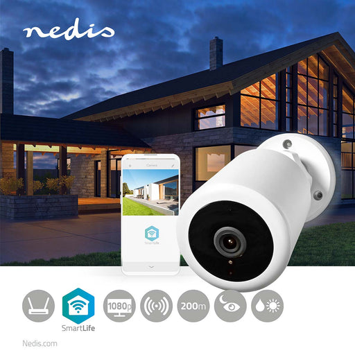 Nedis SmartLife Wireless Camera System - Additional camera, Full HD 1080p, IP65, Night vision - White