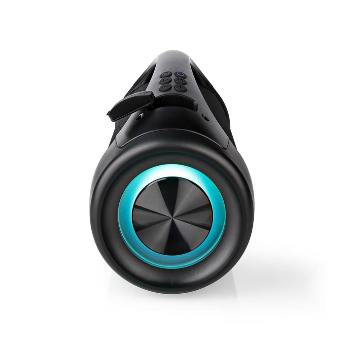Nedis Bluetooth® Party Boombox - 6 hrs, 2.0, 50 W, Party lights - Black