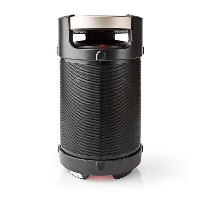 Nedis Bluetooth® Party Boombox - 3.5 hrs, 4.1, 210 W, Party lights - Black / Silver