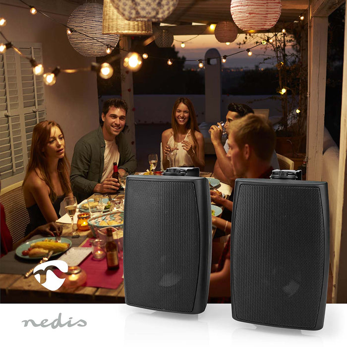Nedis Bluetooth® Speaker - Ambiance Design, 180 W, Stereo, IPX5 - Black