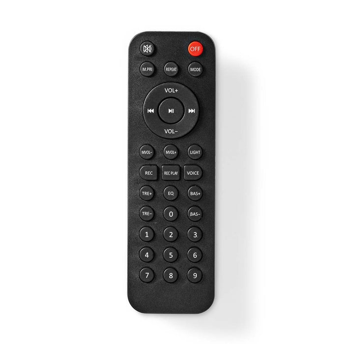 Nedis Bluetooth® Party Speaker - Battery play time: 6.5 hrs, 120 W, Carrying handle, Equalizer - Black