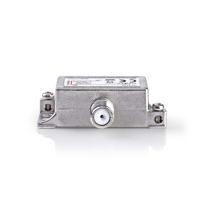 Nedis Satellite Splitter - 5 - 2400 MHz, 6.0 dB, Number of inputs: 1, Zinc - Silver