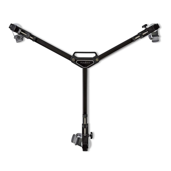 Nedis Tripod Dolly - Maximum load capacity: 20.0 kg, Tripod diameter range: 29.0 mm, Travel bag included, Aluminium - Black