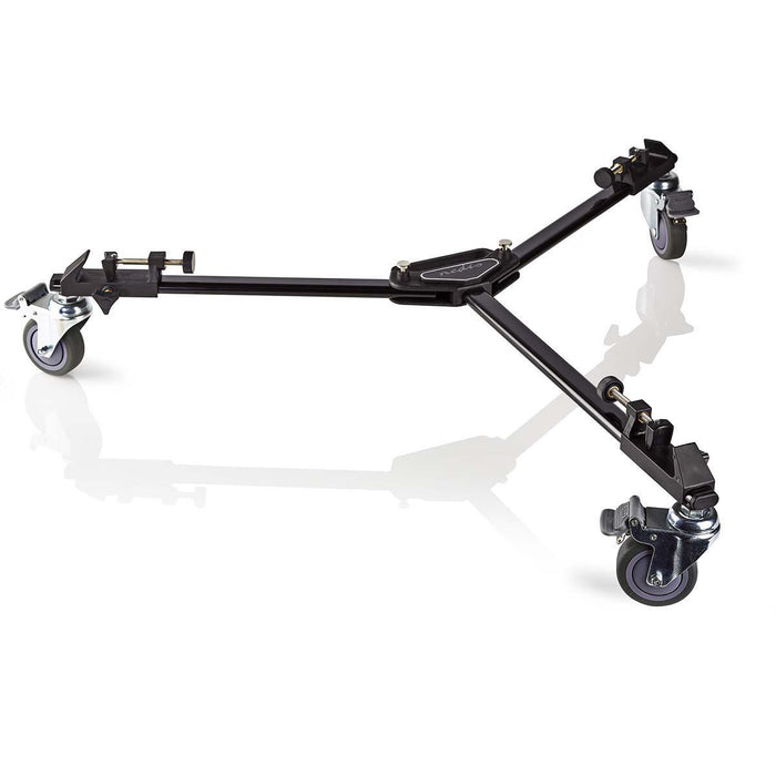 Nedis Tripod Dolly - Maximum load capacity: 20.0 kg, Tripod diameter range: 29.0 mm, Travel bag included, Aluminium - Black