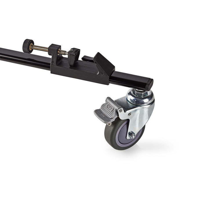 Nedis Tripod Dolly - Maximum load capacity: 20.0 kg, Tripod diameter range: 29.0 mm, Travel bag included, Aluminium - Black