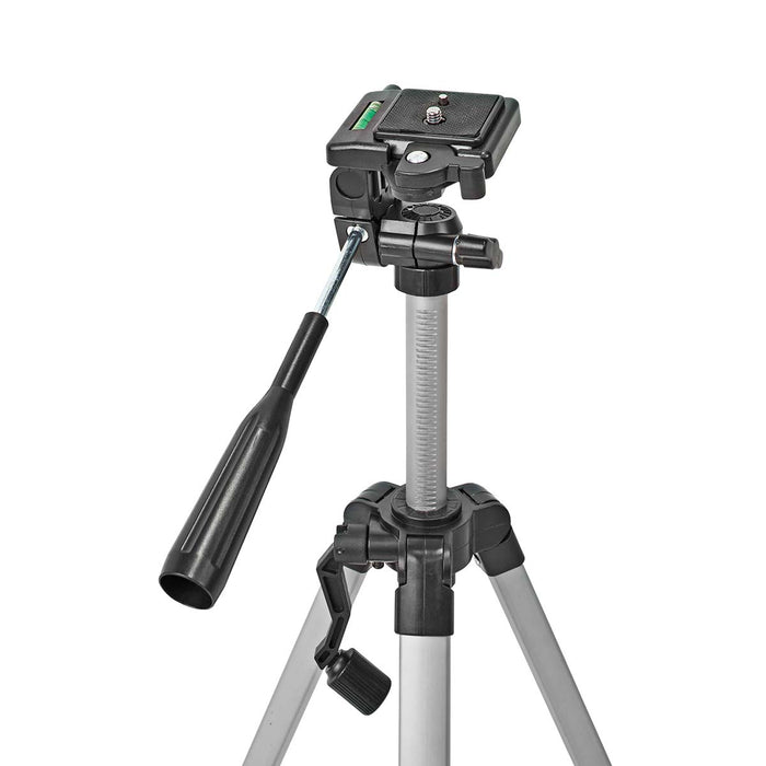 Nedis Tripod - Maximum load capacity: 3.0 kg, Minimum working height: 48 cm, Maximum working height: 133 cm, ABS / Aluminium - Black / Silver