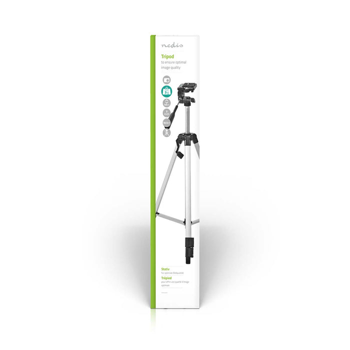 Nedis Tripod - Maximum load capacity: 3.0 kg, Minimum working height: 48 cm, Maximum working height: 133 cm, ABS / Aluminium - Black / Silver