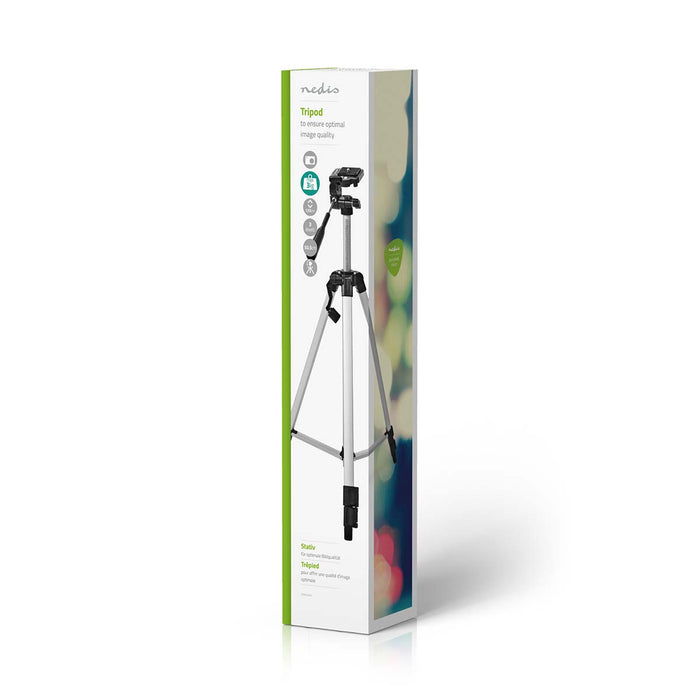 Nedis Tripod - Maximum load capacity: 3.0 kg, Minimum working height: 48 cm, Maximum working height: 133 cm, ABS / Aluminium - Black / Silver