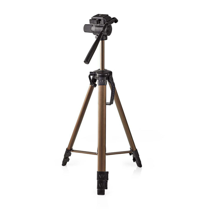 Nedis Tripod - Maximum load capacity: 4.0 kg, Minimum working height: 64.0 cm, Maximum working height: 161.0 cm, ABS / Aluminium - Black / Bronze