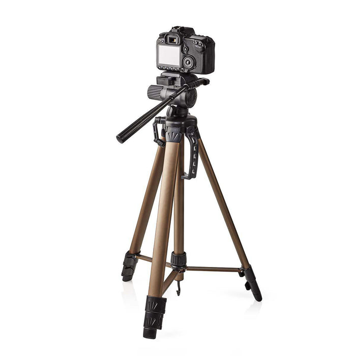 Nedis Tripod - Maximum load capacity: 4.0 kg, Minimum working height: 64.0 cm, Maximum working height: 161.0 cm, ABS / Aluminium - Black / Bronze
