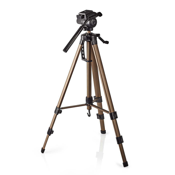 Nedis Tripod - Maximum load capacity: 4.0 kg, Minimum working height: 64.0 cm, Maximum working height: 161.0 cm, ABS / Aluminium - Black / Bronze
