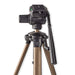 Nedis Tripod - Maximum load capacity: 4.0 kg, Minimum working height: 64.0 cm, Maximum working height: 161.0 cm, ABS / Aluminium - Black / Bronze