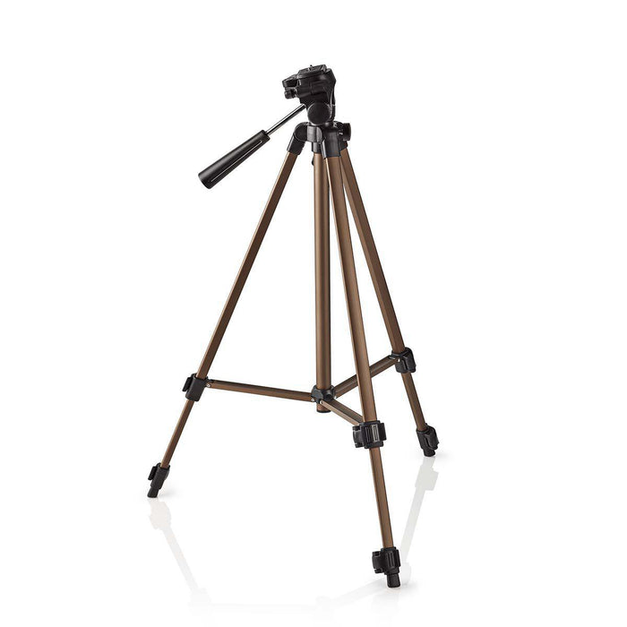 Nedis Tripod - Maximum load capacity: 3.0 kg, Minimum working height: 47.5 cm, Maximum working height: 127.0 cm, Aluminium - Black / Bronze
