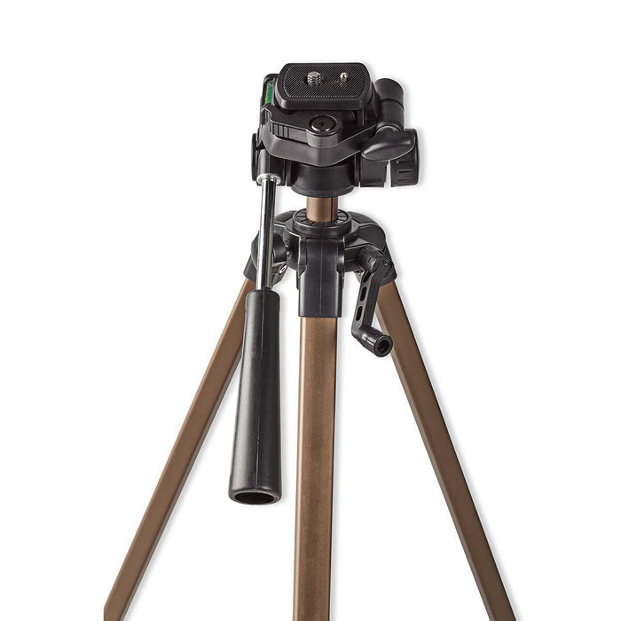 Nedis Tripod - Maximum load capacity: 3.0 kg, Minimum working height: 47.5 cm, Maximum working height: 127.0 cm, Aluminium - Black / Bronze