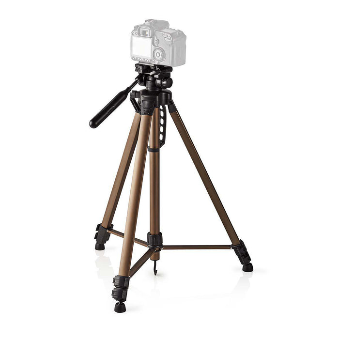 Nedis Tripod - Maximum load capacity: 4.5 kg, Minimum working height: 60.0 cm, Maximum working height: 156.0 cm, ABS / Aluminium - Black / Bronze