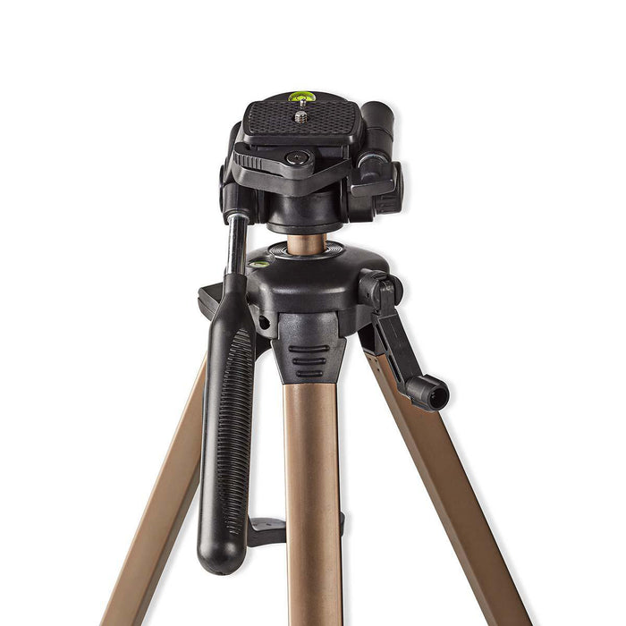 Nedis Tripod - Maximum load capacity: 4.5 kg, Minimum working height: 60.0 cm, Maximum working height: 156.0 cm, ABS / Aluminium - Black / Bronze