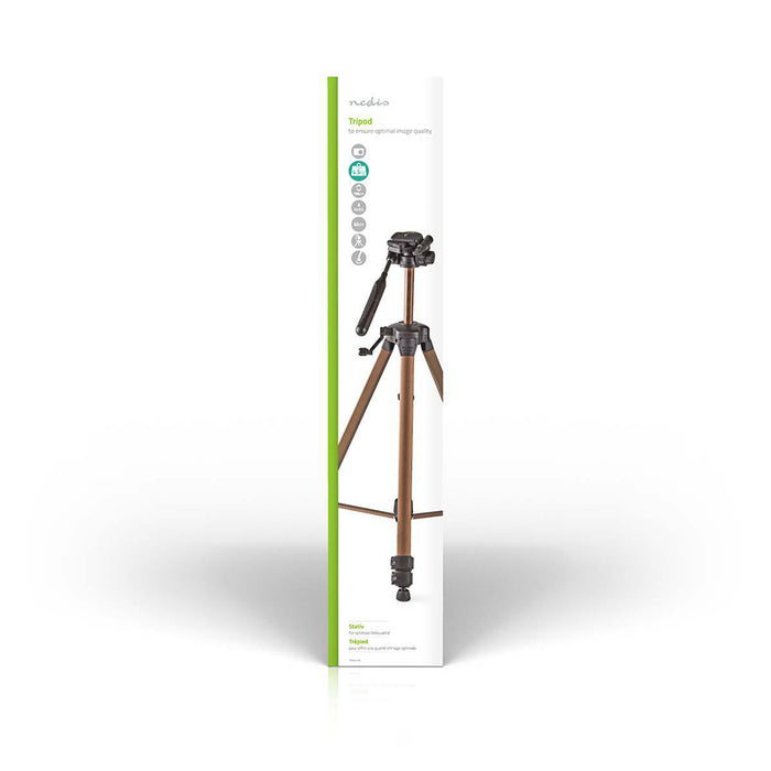 Nedis Tripod - Maximum load capacity: 4.5 kg, Minimum working height: 60.0 cm, Maximum working height: 156.0 cm, ABS / Aluminium - Black / Bronze
