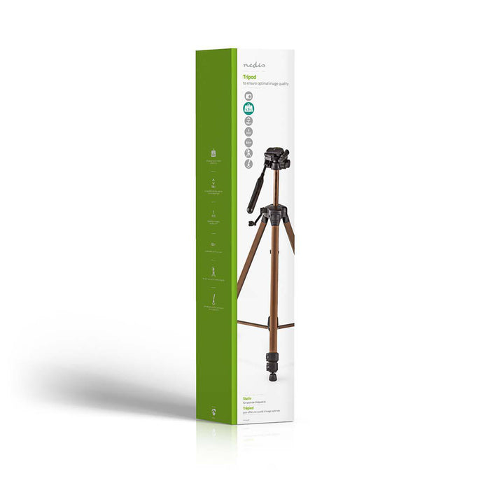 Nedis Tripod - Maximum load capacity: 4.5 kg, Minimum working height: 60.0 cm, Maximum working height: 156.0 cm, ABS / Aluminium - Black / Bronze