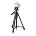 Nedis Tripod - Maximum load capacity: 3.0 kg, Minimum working height: 62.0 cm, Maximum working height: 158.5 cm, ABS / Aluminium - Black