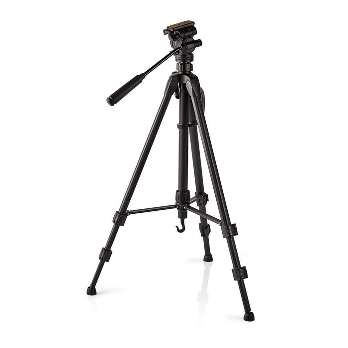 Nedis Tripod - Maximum load capacity: 3.0 kg, Minimum working height: 62.0 cm, Maximum working height: 158.5 cm, ABS / Aluminium - Black