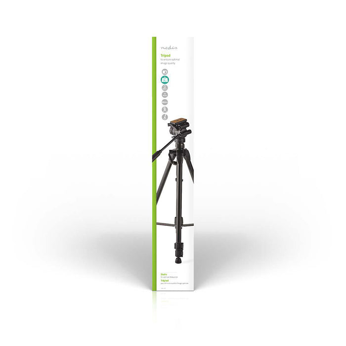 Nedis Tripod - Maximum load capacity: 3.0 kg, Minimum working height: 62.0 cm, Maximum working height: 158.5 cm, ABS / Aluminium - Black