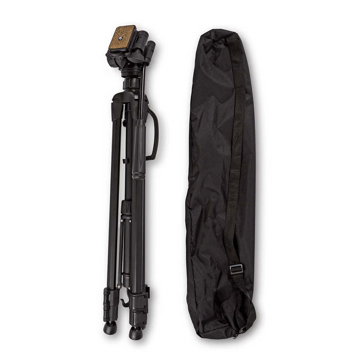 Nedis Tripod - Maximum load capacity: 3.0 kg, Minimum working height: 62.0 cm, Maximum working height: 158.5 cm, ABS / Aluminium - Black