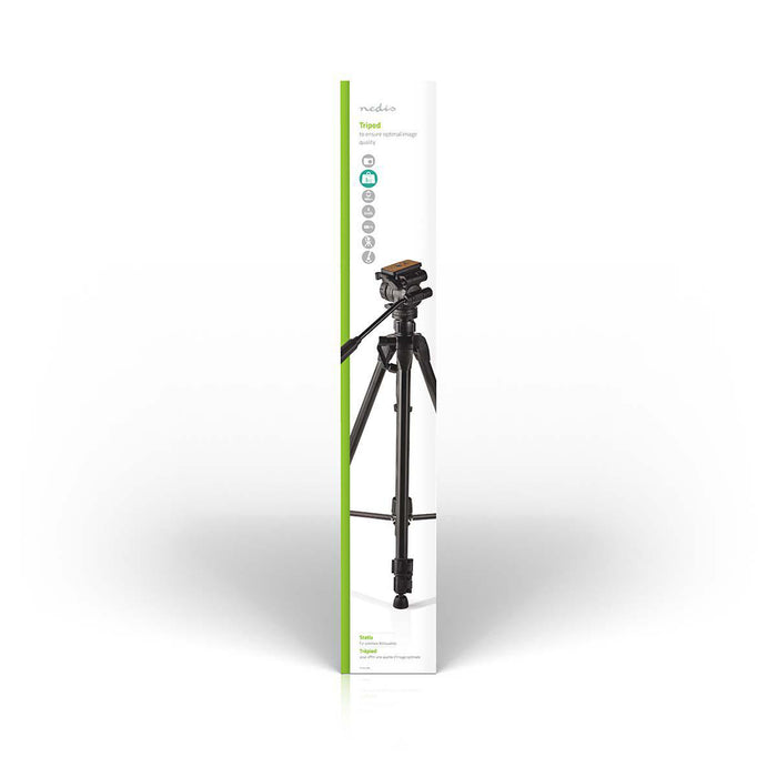 Nedis Tripod - Maximum load capacity: 3.0 kg, Minimum working height: 60.0 cm, Maximum working height: 165.0 cm, ABS / Aluminium - Black