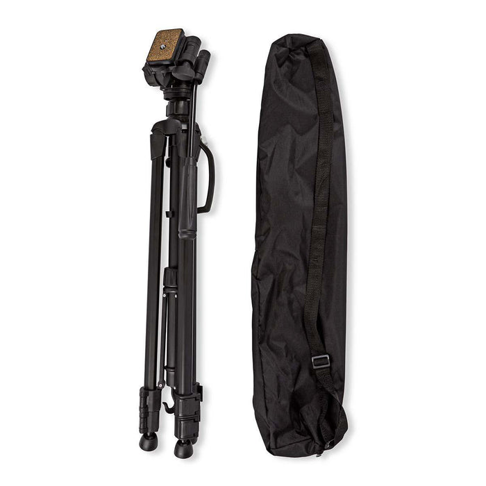 Nedis Tripod - Maximum load capacity: 3.0 kg, Minimum working height: 60.0 cm, Maximum working height: 165.0 cm, ABS / Aluminium - Black