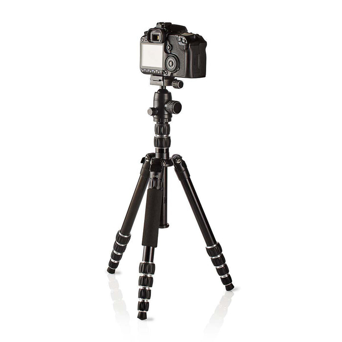 Nedis Tripod - Maximum load capacity: 3.0 kg, Minimum working height: 17.5 cm, Maximum working height: 145.0 cm, ABS / Aluminium - Black