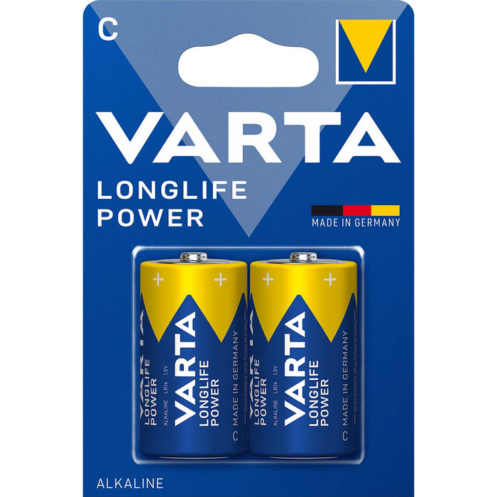 Varta Alkaline Battery C - 1.5 V DC - 2-Blister, 